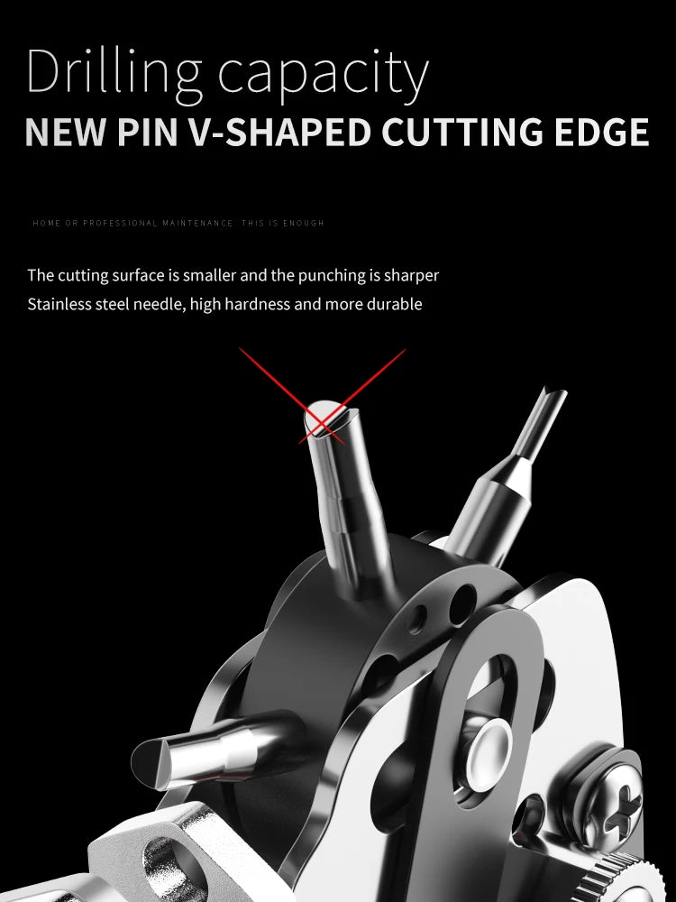 Eyelet Puncher DIY Tool for Leathercraft and Watchbands