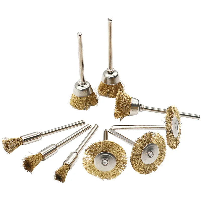 3pcs Copper Wire Brushes for Dremel Rotary Tool
