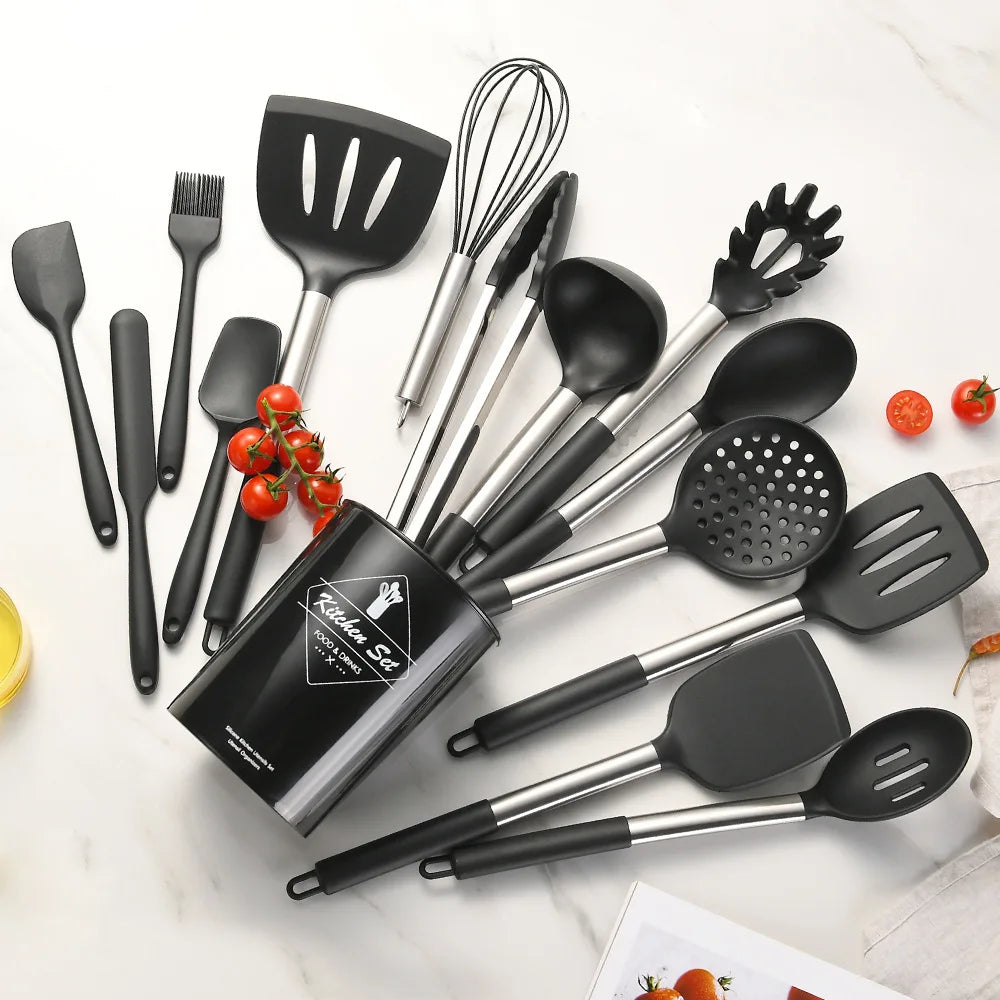 12PCS Silicone Kitchen Utensils Set
