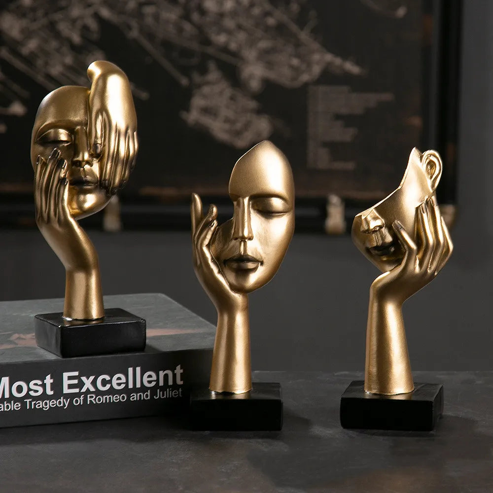 Modern Abstract Figurines for Office and Home Decor