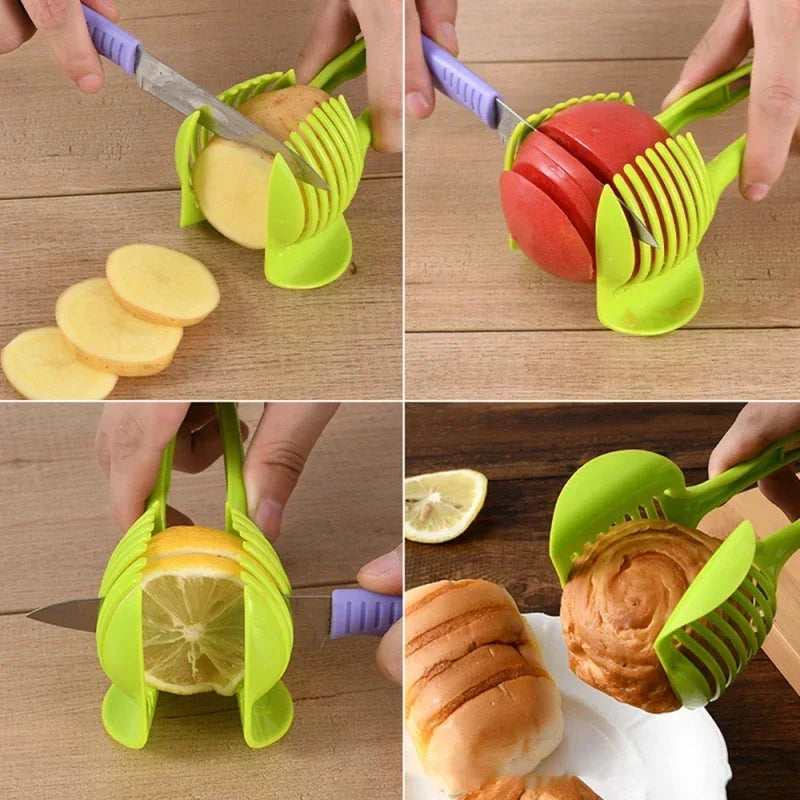 Handheld Tomato Slicer Vegetable Gadget Kitchen Accessory